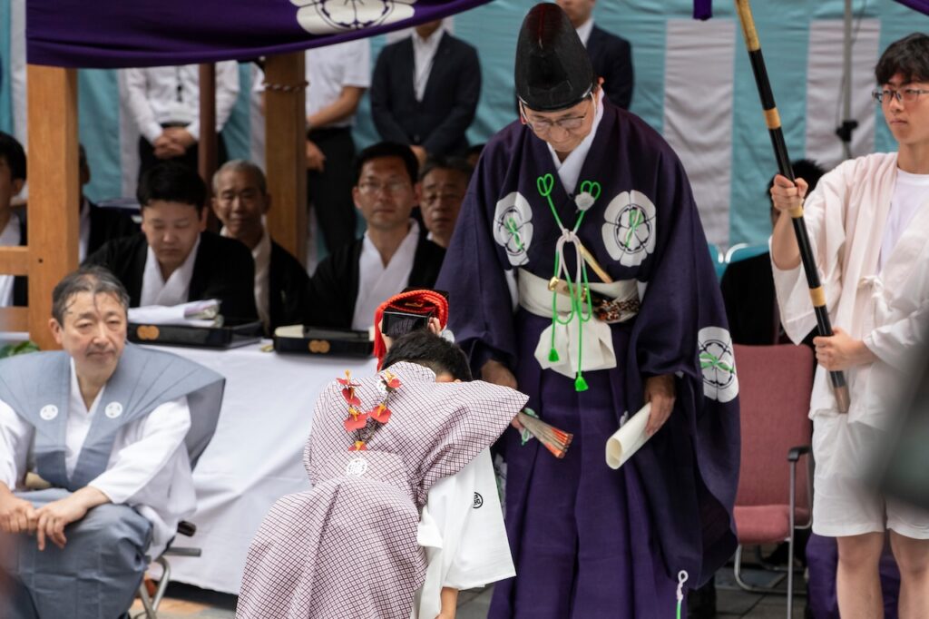 保昌山のくじ改め