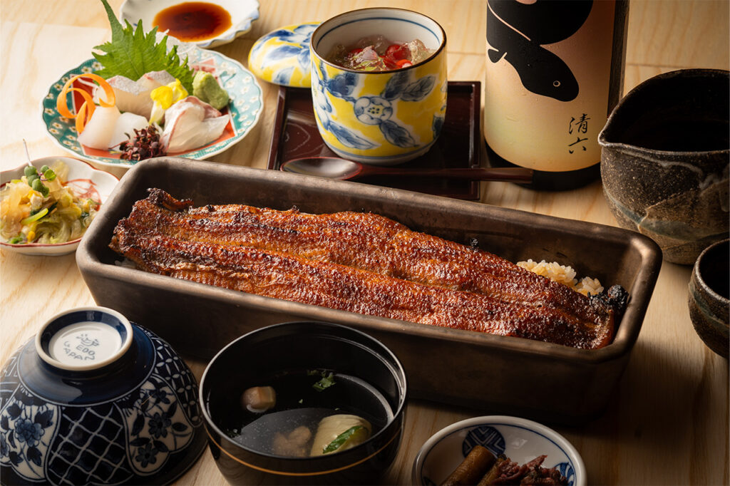 うなぎ四代目菊川　料理