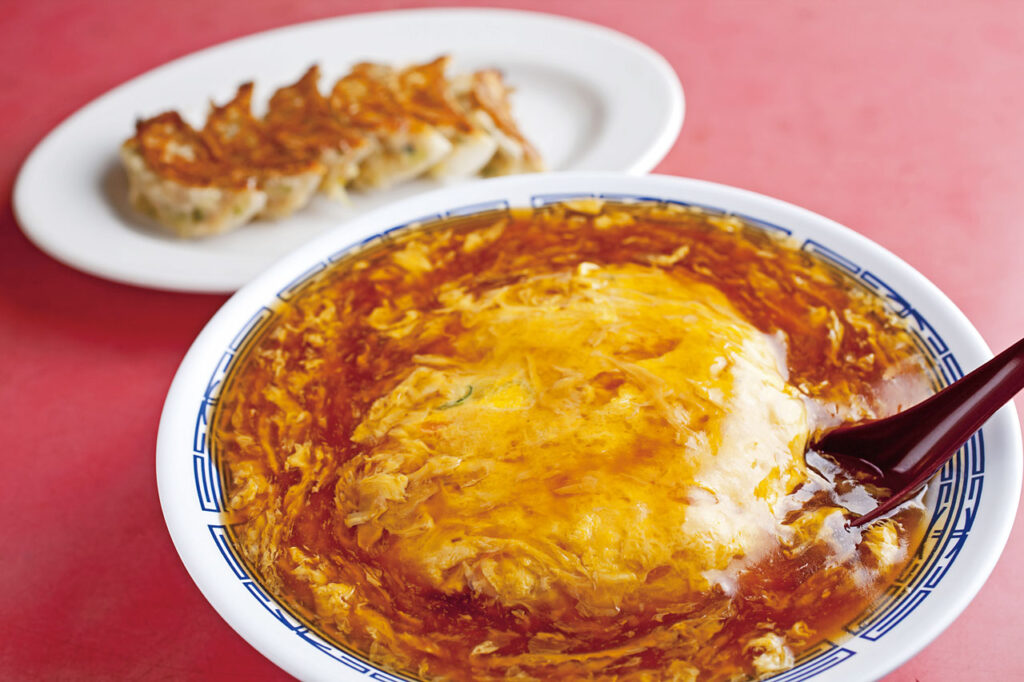 マルシン飯店 天津飯・餃子
