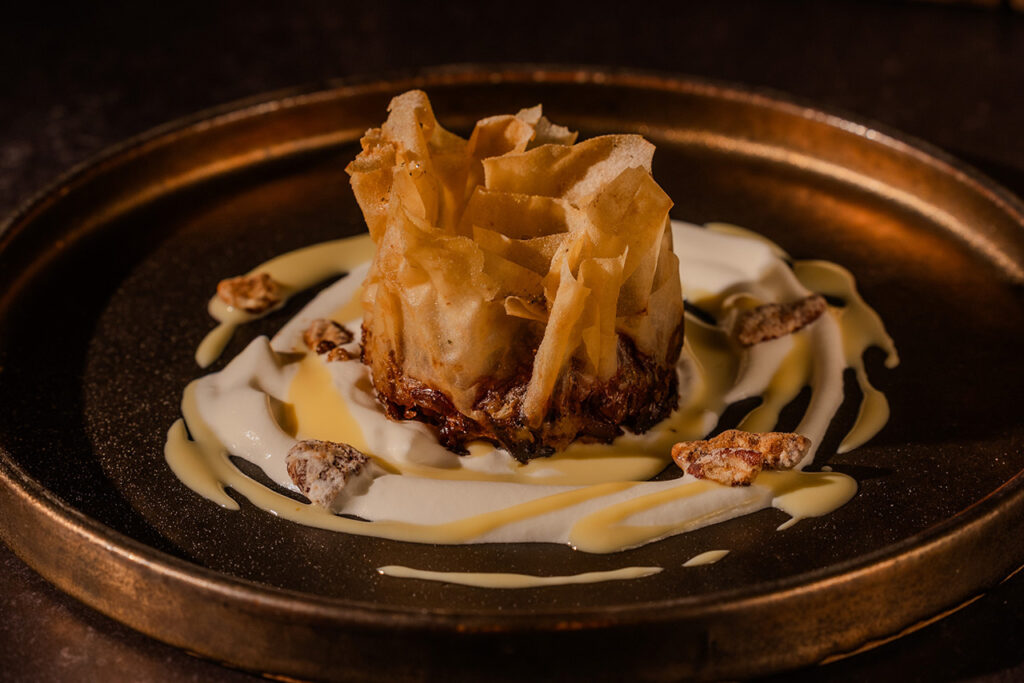 栗のパートフィロ包み