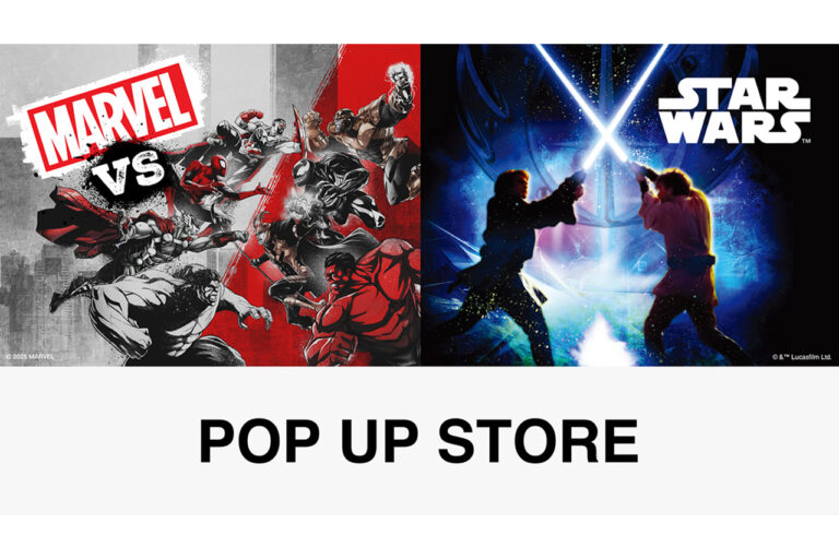 「MARVEL POP UP STORE」「STAR WARS POP UP STORE」