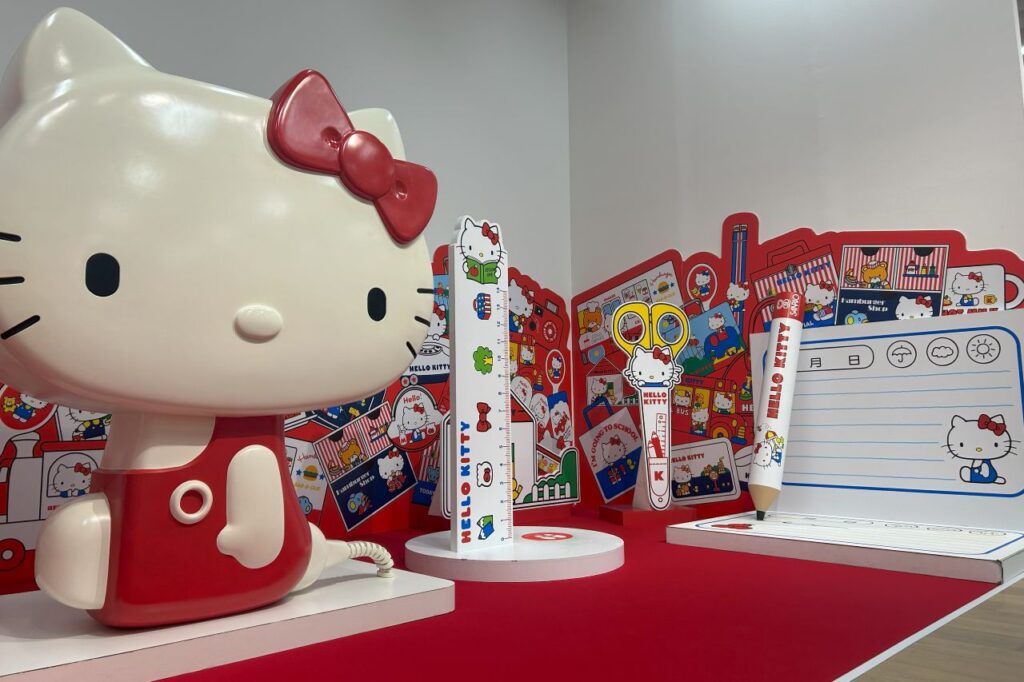 ハローキティ展の展示
