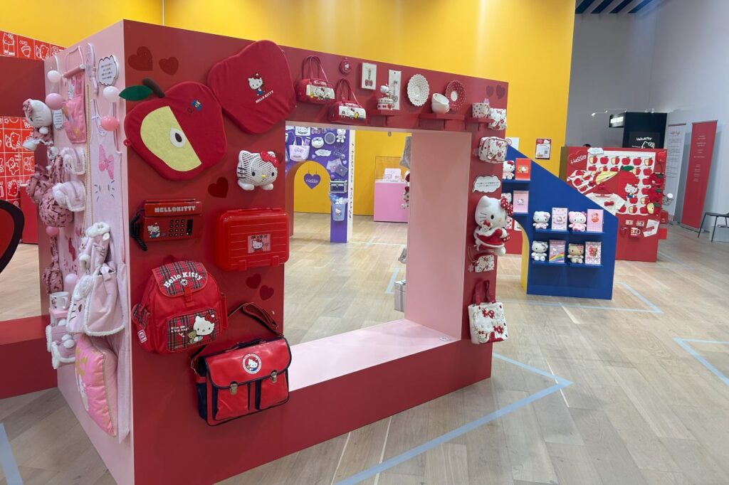 ハローキティ展の展示