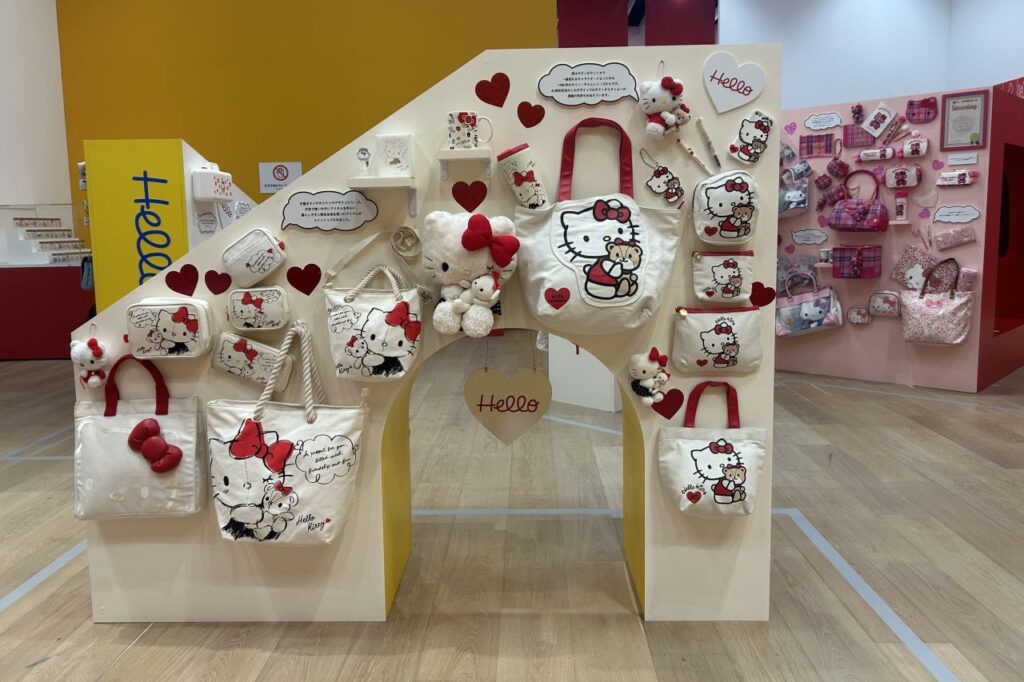 ハローキティ展の展示