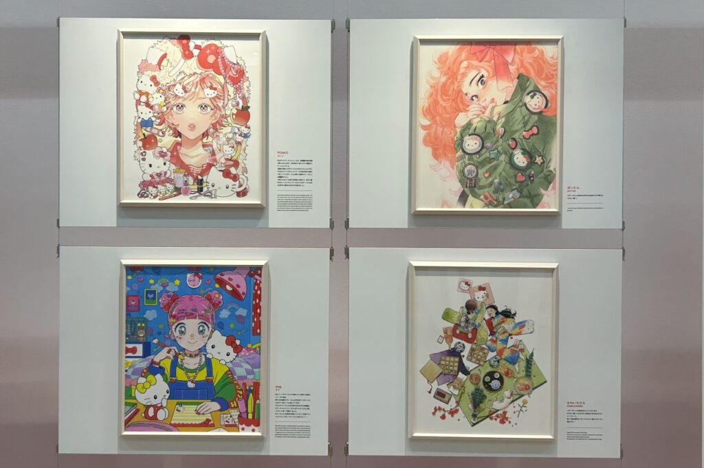 ハローキティ展の展示