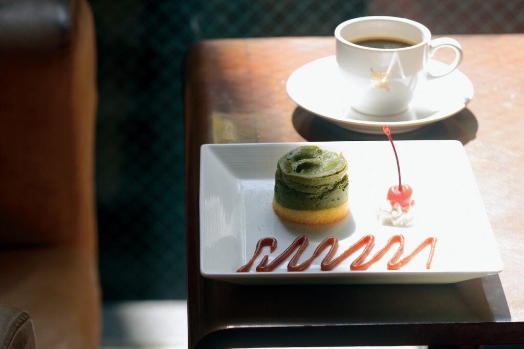 ぎおん石　抹茶チーズケーキ
