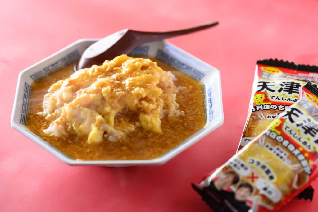 マルシン飯店 天津餡 調理イメージ