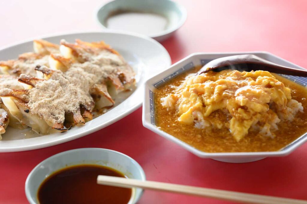 マルシン飯店 天津餡 調理イメージ