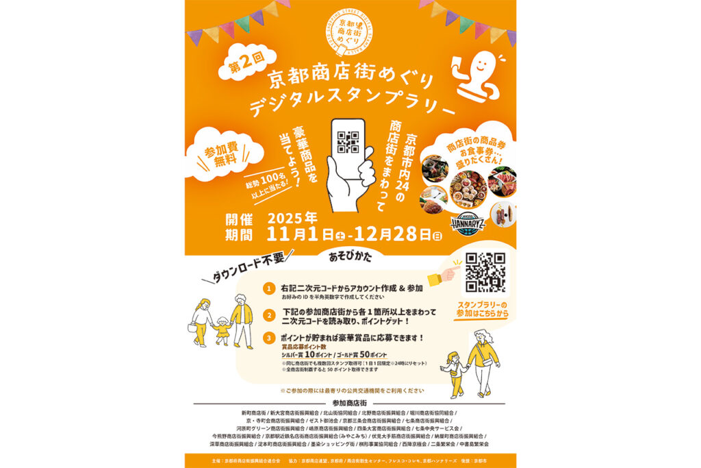 京都商店街めぐり デジタルスタンプラリー