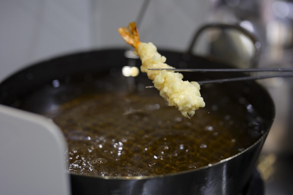 晦庵 河道屋 天ぷら揚げイメージ