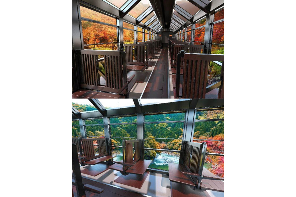 嵯峨野トロッコ列車　新車両