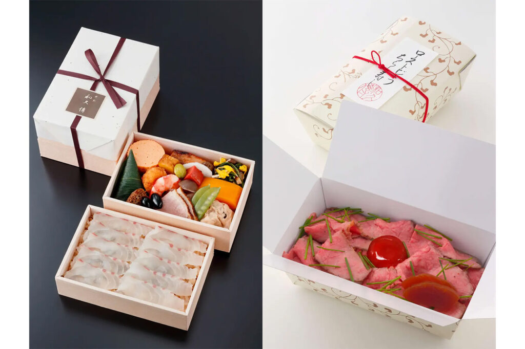 二段弁当 ローストビーフちらし寿し