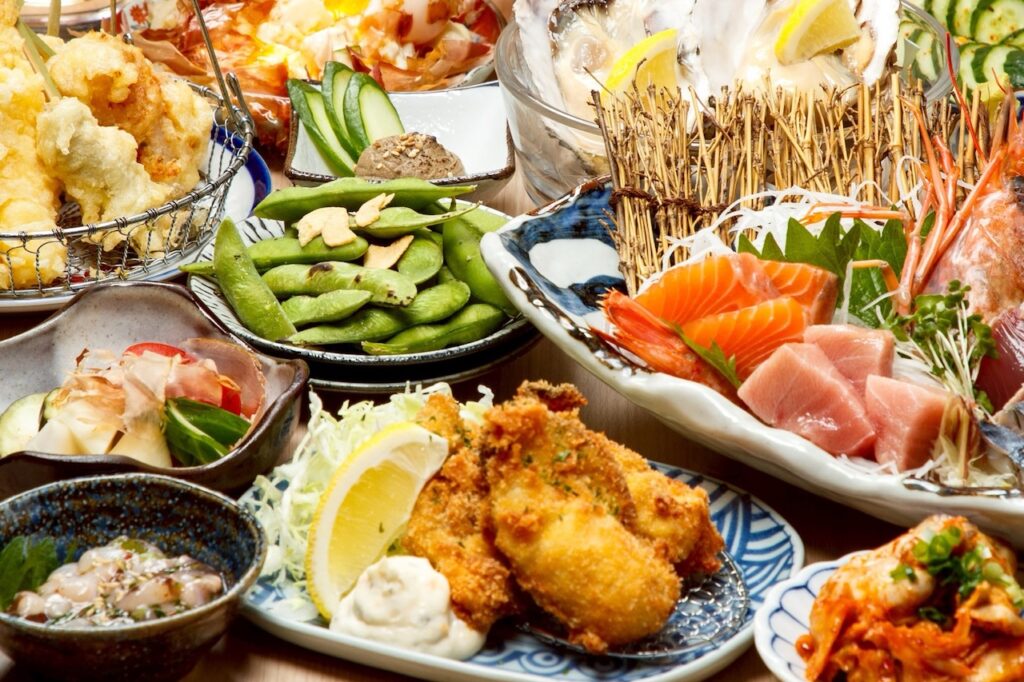 魚（とと）ト天クシ酒場 スタンドドスエ 料理集合