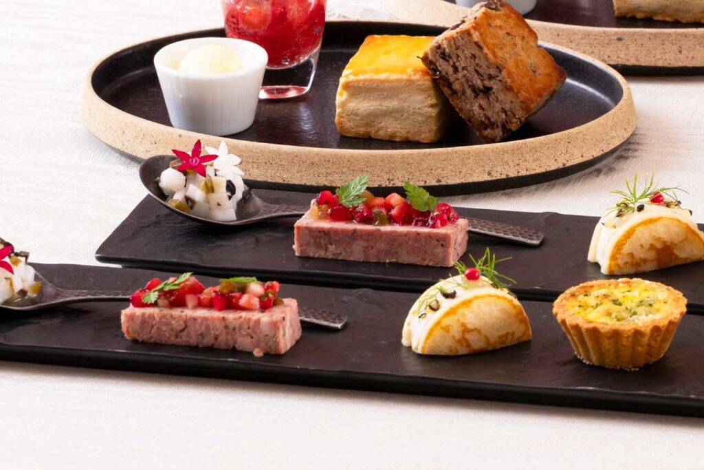 京都ブライトンホテル アフタヌーンティーのセイボリー