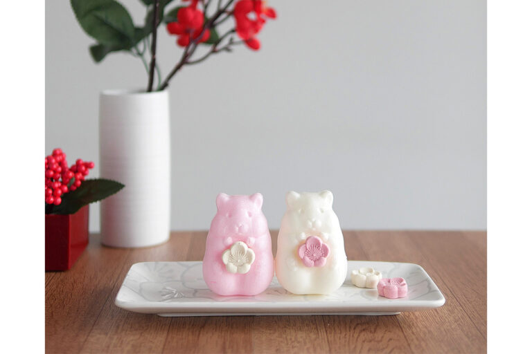 ハムスターモナカ紅白