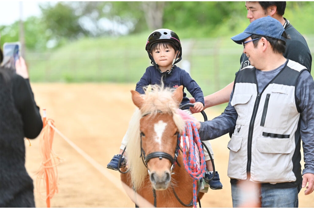 The Paddock Cafe 乗馬体験
