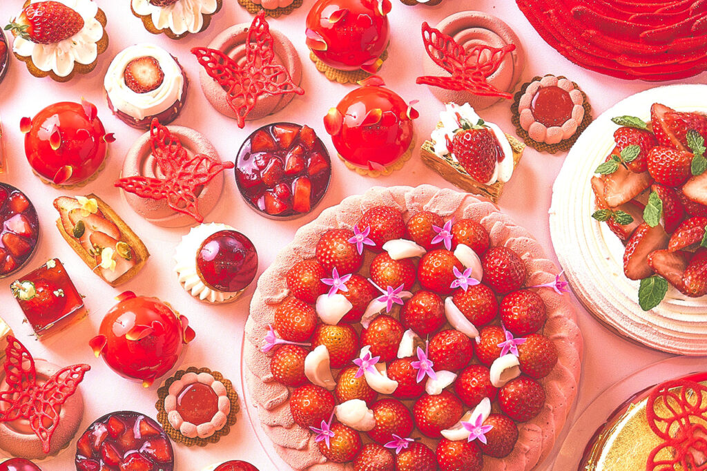 ヒルトン京都　ストロベリービュッフェ