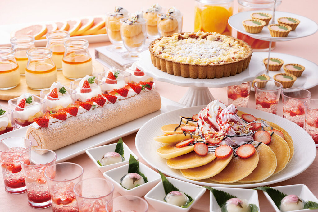 京都新阪急ホテル　春ビュッフェ　デザート