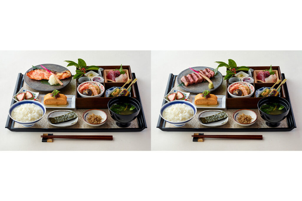 牛カツ京都勝牛 四条烏丸SUINA室町店　朝食メニュー