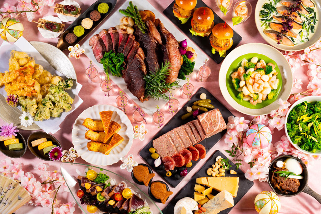 ダブルツリーbyヒルトン京都　スプリングディナービュッフェ