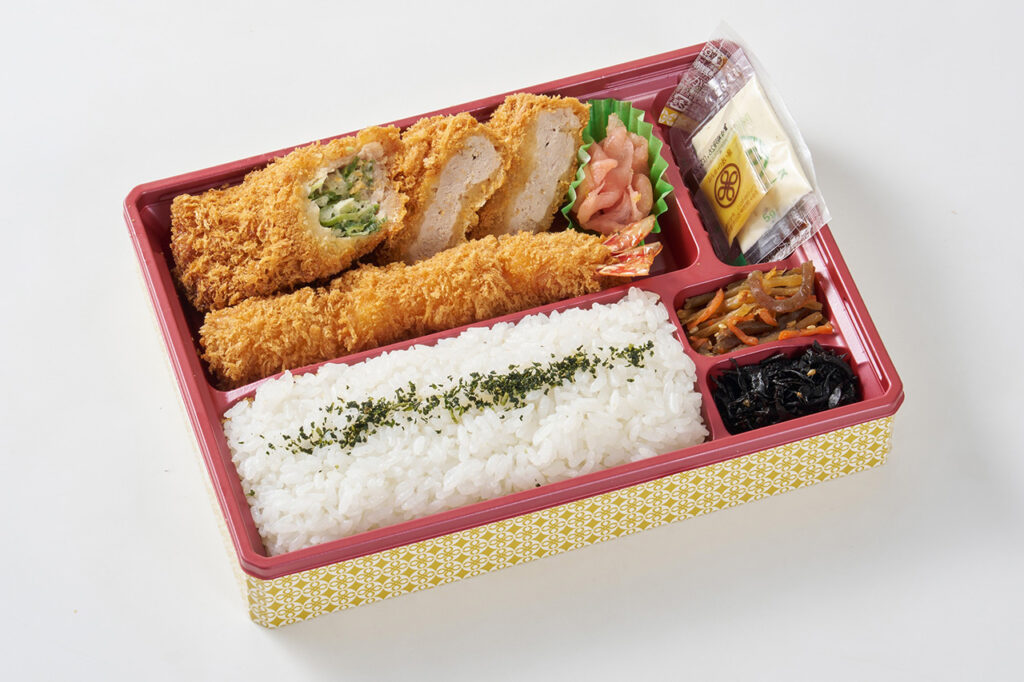 春のミックスフライ弁当