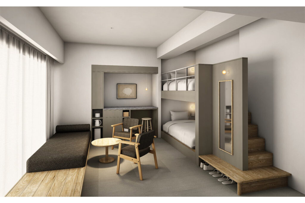 MUJI BASE KYOTO kiyomizu　ツインルーム