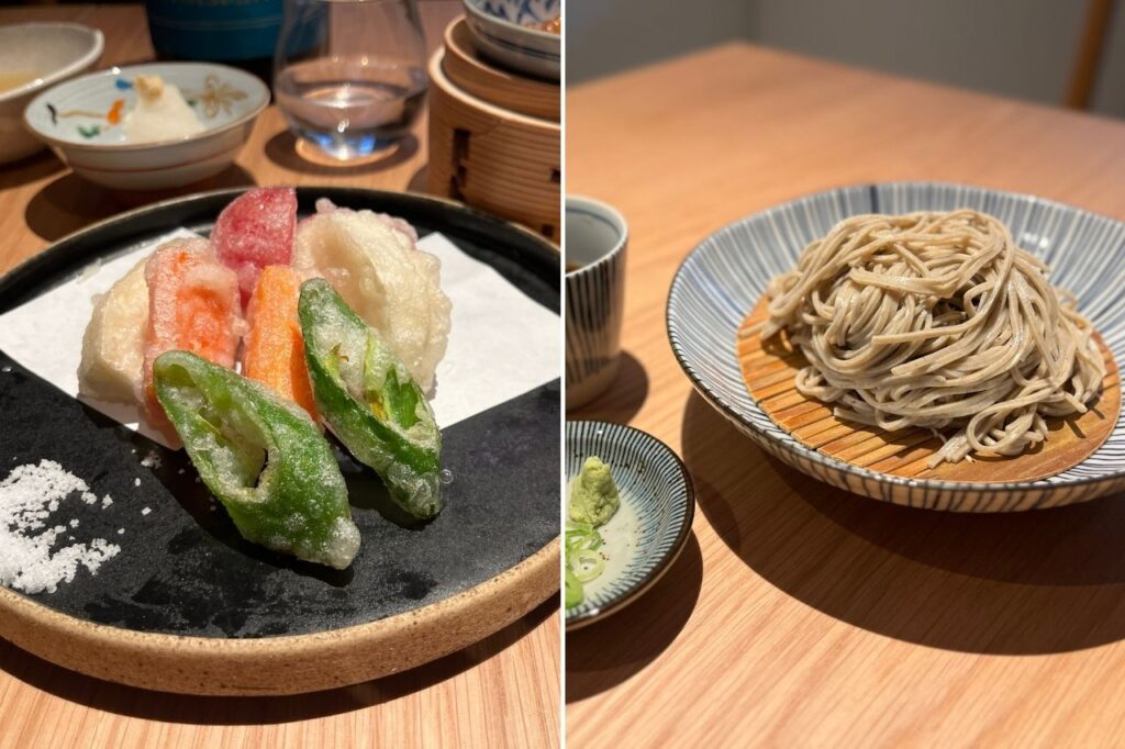 26ダイニングと10そばの料理