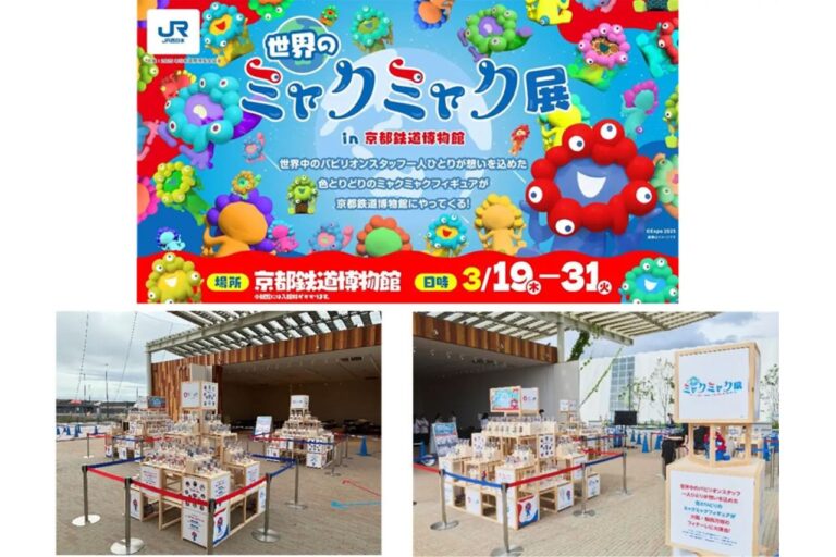 世界のミャクミャク展 in 京都鉄道博物館