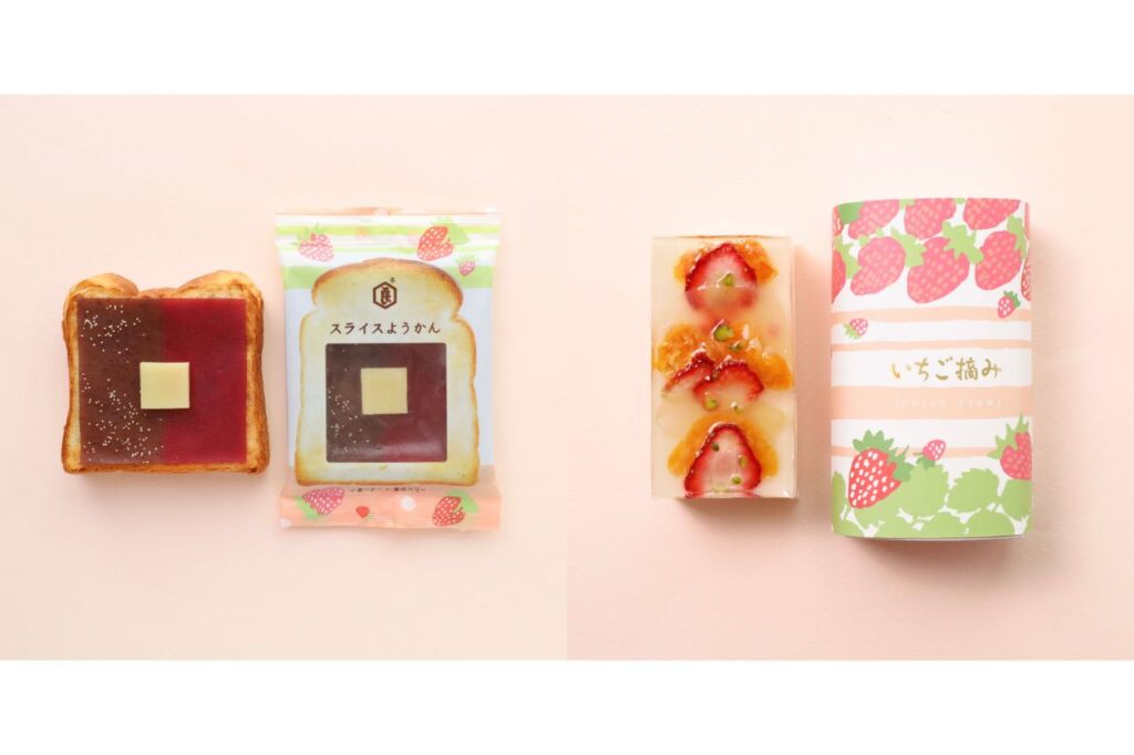 亀屋良長　スライスようかん　いちご摘み