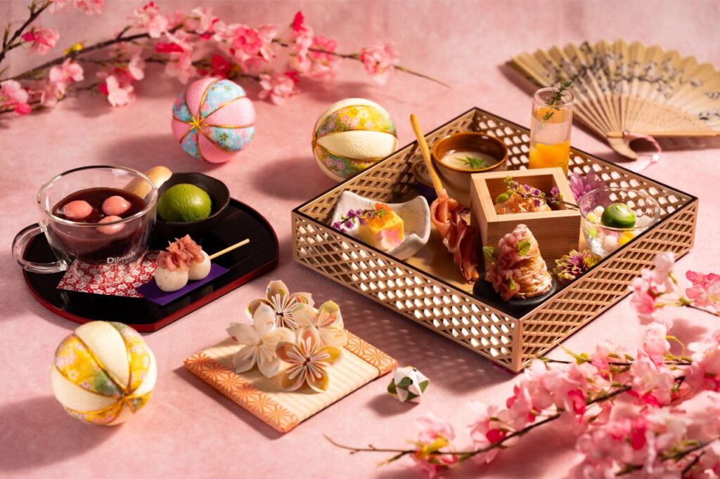 ダブルツリーbyヒルトン京都駅 . 「花宵」（はなよい）春のアフタヌーンティー