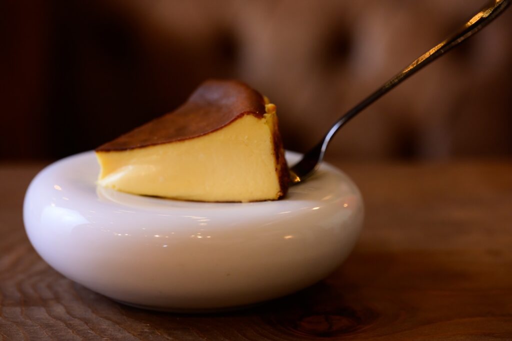 スペインバル シドラ　チーズケーキ