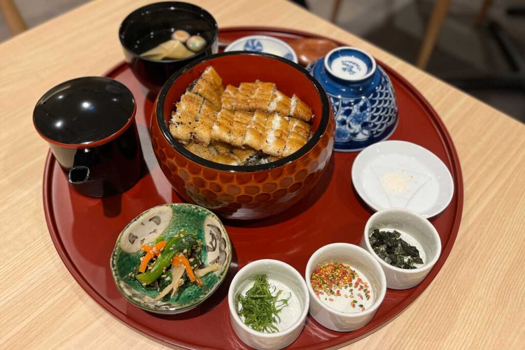 うなぎの中庄 料理