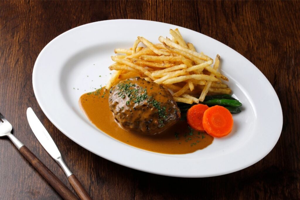 Sir Thomas LIPTON　ハンバーグステーキ ペッパーソース