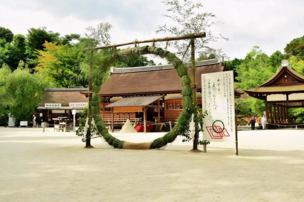 上賀茂神社　茅の輪