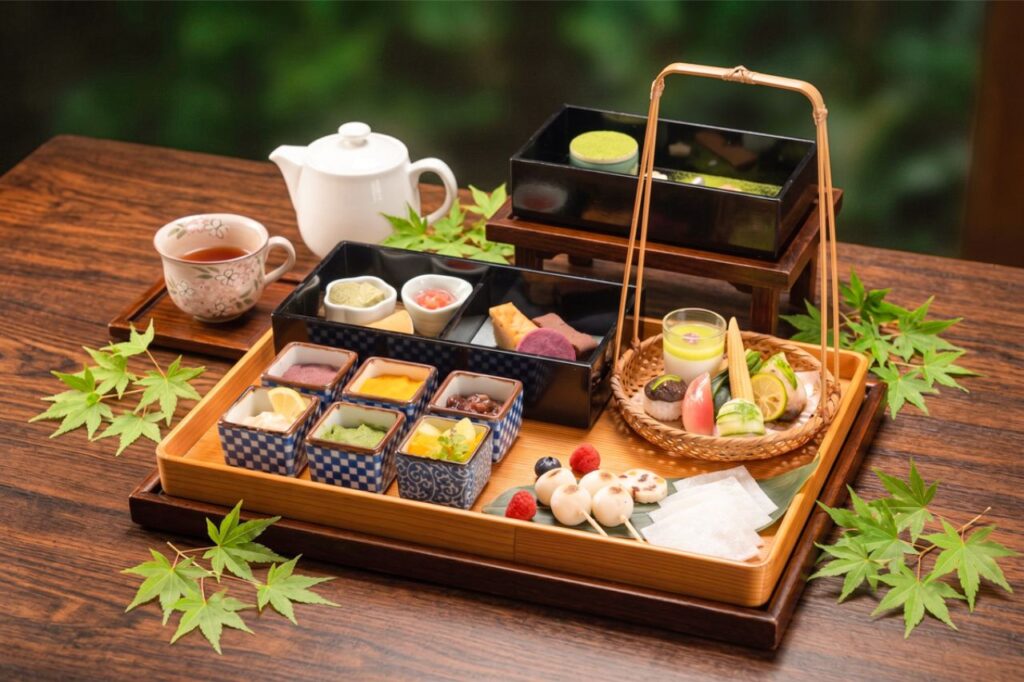 智積院茶寮 桔梗　「和モダン」精進アフタヌーンティー