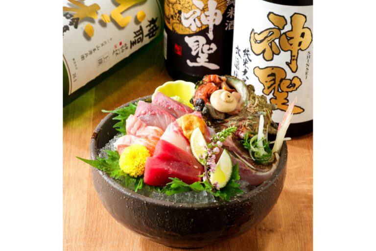 京都四条酒場　神聖　御造り5点盛り