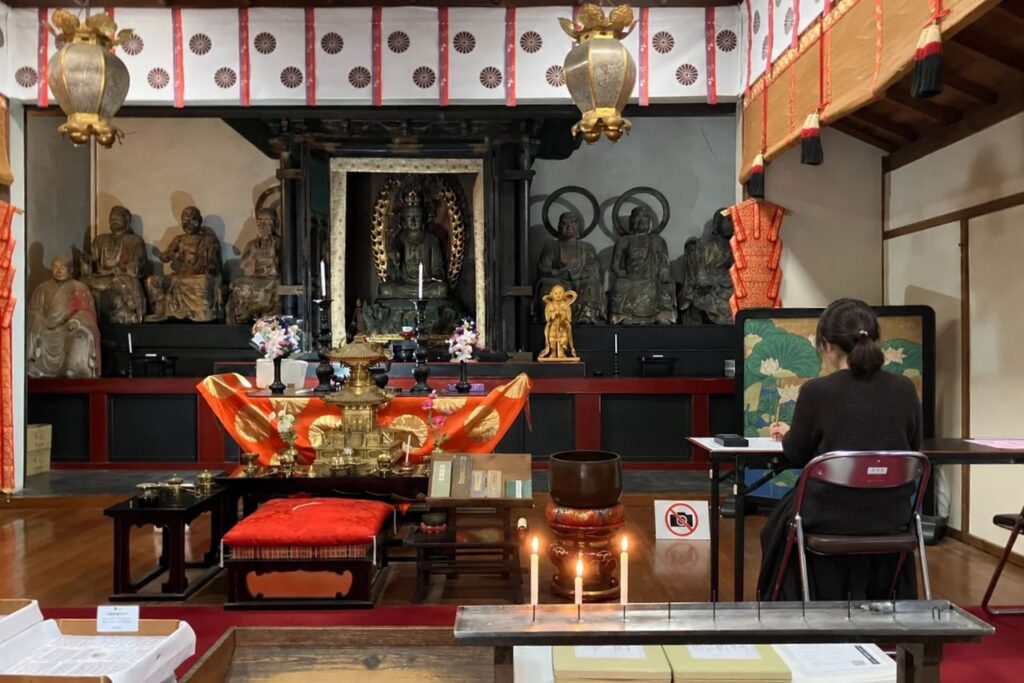 泉涌寺「秋の限定写経」