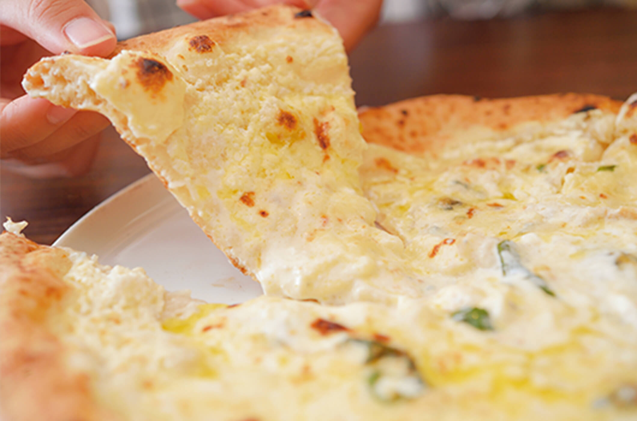 Pizzeria Solono クアトロフォルマッジ