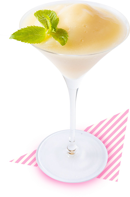丹後の桃と地酒のベリーニ